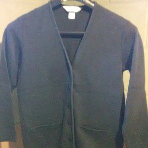 Lands End women's sweater/Jacket Sz S (6-8) cotton